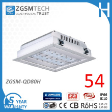 Montaje empotrado 80W LED Gasolinera Canopy Light